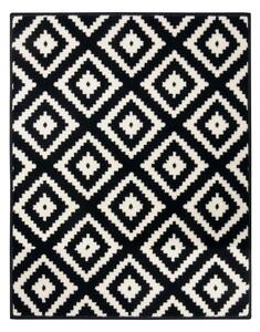 Hanse Home, Moderní kusový koberec Hamla 105477 Black Cream | Černá Typ: 160x230 cm