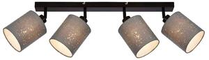 BRILO 2078-044 Bodové svítidlo 65 cm 4x E27 25W šedá - BRILO