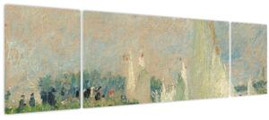 Obraz - Auguste Renoir, Regatta at Argenteuil, reprodukce (170x50 cm)