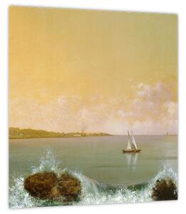 Obraz - Martin Johnson Heade, Rio de Janeiro Bay, reprodukce (30x30 cm)