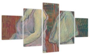 Obraz - Henri de Toulouse-Lautrec, Rue des Moulins, reprodukce (125x70 cm)