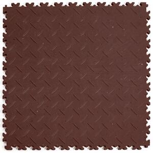 PVC dlažba Mosolut Machine Industrial ECO, 7mm, diamant, hnědá