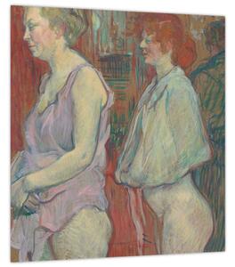 Obraz - Henri de Toulouse-Lautrec, Rue des Moulins, reprodukce (30x30 cm)