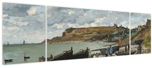 Obraz - Claude Monet, Sainte Adresse, reprodukce (170x50 cm)