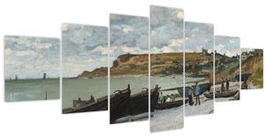 Obraz - Claude Monet, Sainte Adresse, reprodukce (210x100 cm)