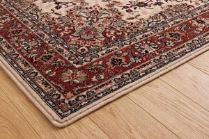 Kulatý koberec vlněný Dywilan Polonia Kordoba Piaskowy 3 béžový Rozměr: průměr 135 cm