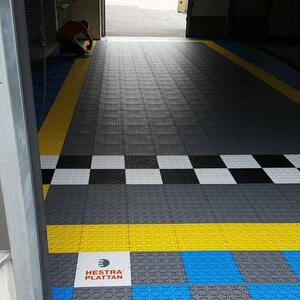 Plastová dlažba Mosolut Hestra Universa, černá, 1 m²