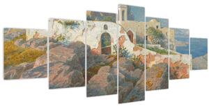 Obraz - William Stanley Haseltine, Santa Maria a Cetrella, Anacapri, reprodukce (210x100 cm)