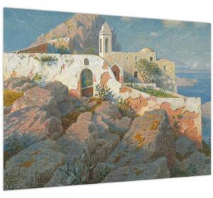 Obraz - William Stanley Haseltine, Santa Maria a Cetrella, Anacapri, reprodukce (70x50 cm)