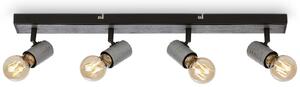 BRI 2222-044 Bodové svítidlo 63 cm 4x E27 max. 60W antická stříbrná - BRILONER