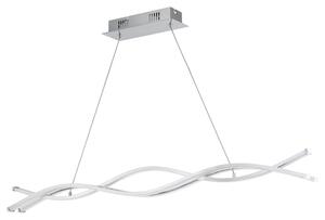 Závěsné LED svítidlo LASANA 2 chrom, šířka 100 cm