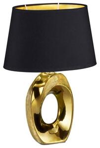 Stolní lampa TABA 1 zlatá/černá