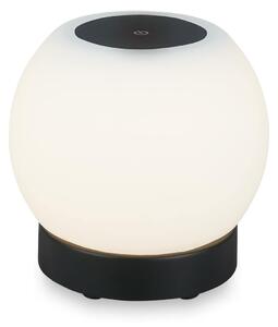 BRILO 7439-015 LED bateriové stolní svítidlo, pr.16 cm, LED modul, 3W, 350 lm, černá - BRILO