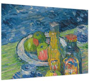 Obraz - Alexej von Jawlensky, Still Life with Bottles and Fruit, reprodukce (70x50 cm)