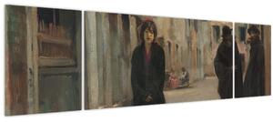 Obraz - John Singer Sargent, Street in Venice, reprodukce (170x50 cm)