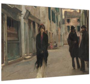 Obraz - John Singer Sargent, Street in Venice, reprodukce (70x50 cm)