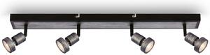 BRI 2927-044 LED bodové svítidlo, 64 cm, 4x GU10, 4,9 W, 460 lm, antická stříbrná - BRILONER