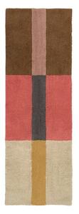 Ručně tkaný vlněný běhoun 80x230 cm Chroma Spiced Coral – Lorena Canals
