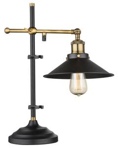 Stolní lampa LENIUS 2 mosaz/černá