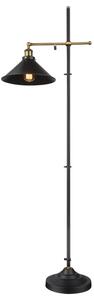 Stojací lampa LENIUS 4 mosaz/černá