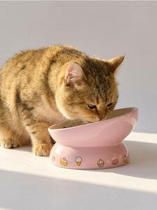 Sinsay - Keramická miska na nožce pro zvířata Pusheen the Cat - pastelová růžová