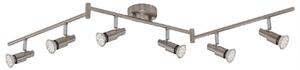BRI 2907-062 Bodové svítidlo 120 cm 6xGU10 18W 1680lm matný nikl - BRILONER