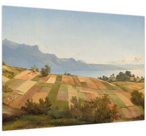 Obraz - Alexandre Calame, Swiss Landscape, reprodukce (70x50 cm)