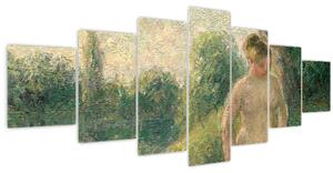Obraz - Camille Pissarro, The Bather, reprodukce (210x100 cm)