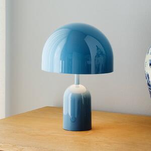 Tom Dixon Akumulátorová stolní lampa BELL PORTABLE, světle modrá 28 cm IP44, stmívatelný, Modrá, Obývací pokoj / jídelna, Plast, Design