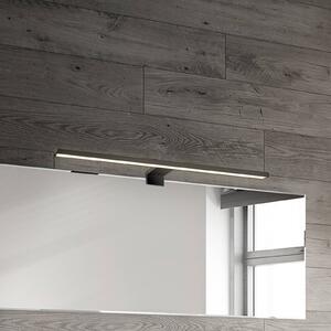 Briloner LED zrcadlová lampa Dun 2 v 1, matná černá, IP44, délka 50 cm, Černá, Koupelna, Plast, Moderní
