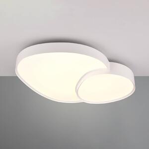 Stropní svítidlo LED Rise, bílé, 77 x 63 cm, CCT, stmívatelné