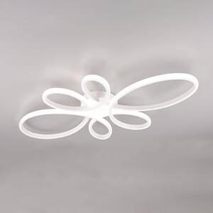 Stropní svítidlo Fly LED, matná bílá, 4 000 K, 83 cm x 45 cm