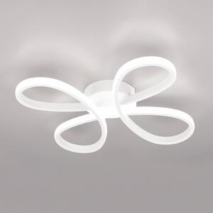Stropní svítidlo Fly LED, matná bílá, 4 000 K, 40 cm x 40 cm