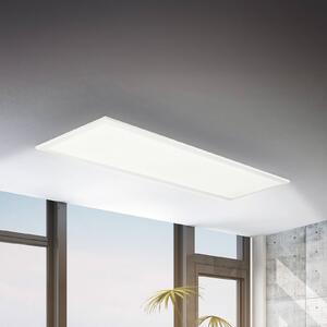 Briloner LED panel Simple 100 x 25 cm, bílý, ultraplochý, IP44, 4000 K, Bílá / opál, Pracovna / kancelář, kov