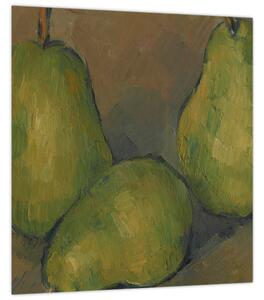 Obraz - Paul Cézanne, Three Pears, reprodukce (30x30 cm)
