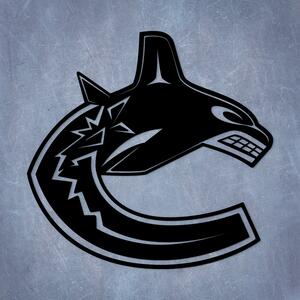 DUBLEZ | Hokejové logo na zeď - Vancouver Canucks