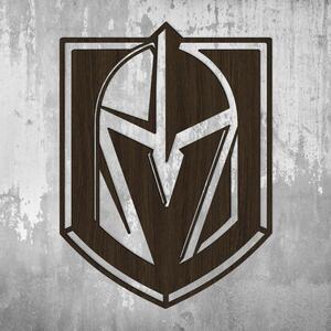 DUBLEZ | Dřevěné logo na zeď - Vegas Golden Knights