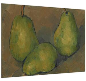 Obraz - Paul Cézanne, Three Pears, reprodukce (70x50 cm)