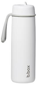 Nerezová termolahev s brčkem, 690ml ,b.box, white out