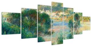 Obraz - Auguste Renoir, View of Monte Carlo from Cap Martin, reprodukce (210x100 cm)