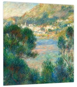 Obraz - Auguste Renoir, View of Monte Carlo from Cap Martin, reprodukce (30x30 cm)