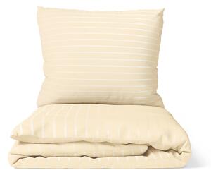 DARRÉ Saténové povlečení Pruh 6/24mm - champagne Velikost: 140 x 200 + 70 x 90