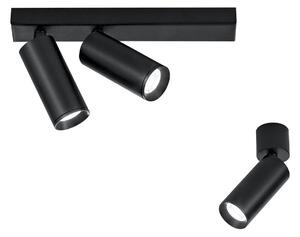 FAN SPOT-PLAUTO-1-NER LED spot Plauto (černý, ocel + hliník) 1 x GU10 - FANEUROPE
