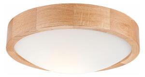 Stropní svítidlo OAK SLIM 1xE27/60W/230V dub pr. 27 cm