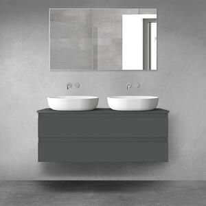Oltens Vernal skříňka 120x45.6x47 cm pod umyvadlo závěsná grafitová 60019400