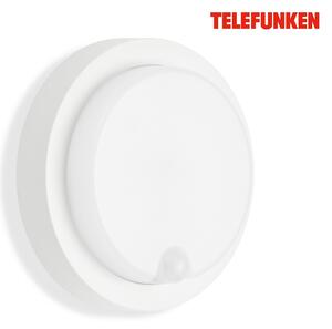 TF 315306TF TELEFUNKEN LED venkovní nástěnné svítidlo s čidlem, pr. 17 cm, 12 W, bílé - BRILONER