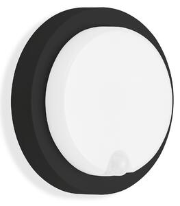 TF 315305TF TELEFUNKEN LED venkovní nástěnné svítidlo s čidlem, pr. 17 cm, 12 W, černá - BRILONER