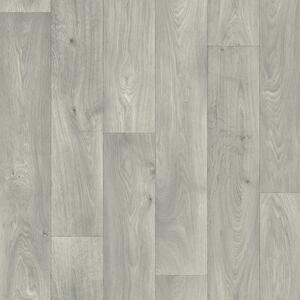 Beaulieu International Group, PVC podlaha - lino Master X Premium 3809, na míru, šíře 2m,4m, šedá, bez podkladu, chodba / předsíň