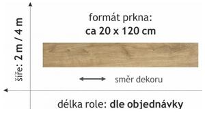 Beaulieu International Group, PVC podlaha - lino Master X Premium 3812, na míru, šíře 2m,4m, hnědá, bez podkladu, chodba / předsíň