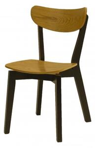 BRADOP Jídelní židle KATEŘINA Z211 - BUK (dubový sedák a opěr) VARIANTA PROVEDENÍ: bílá kostra
